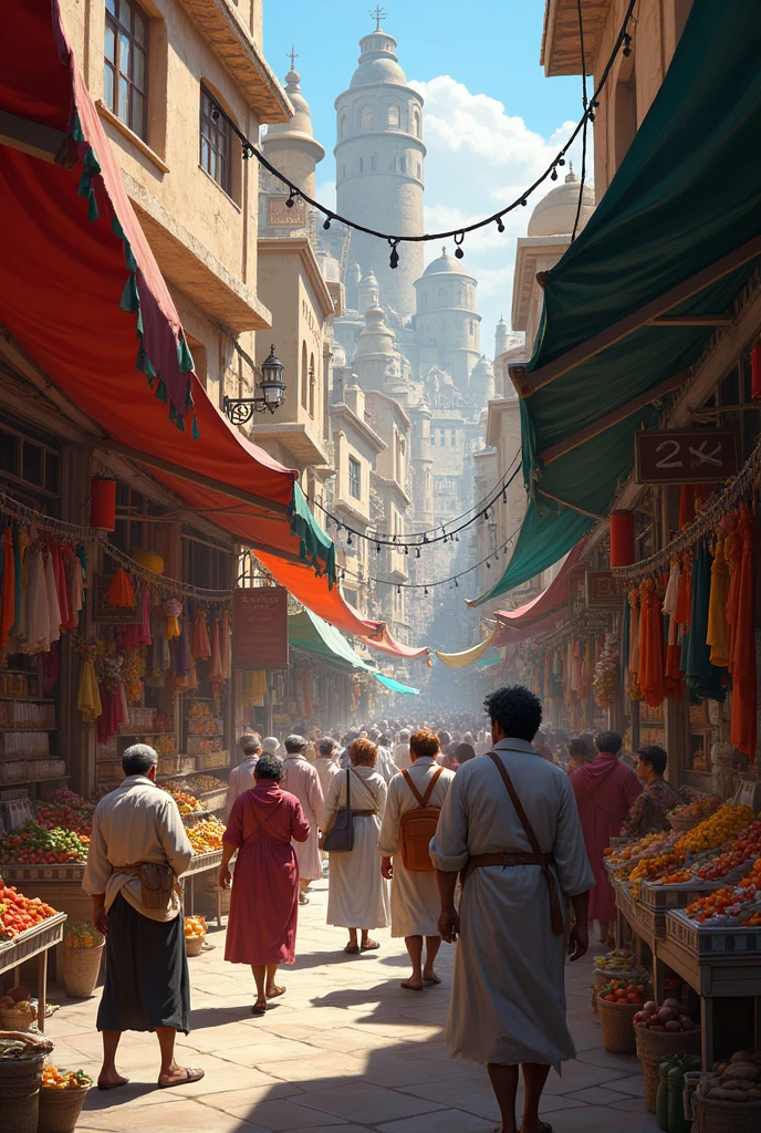 A street market