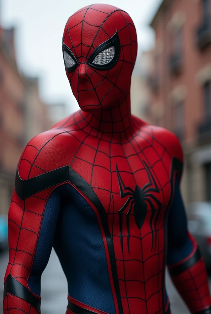 Spiderman with his dick showing on his suit