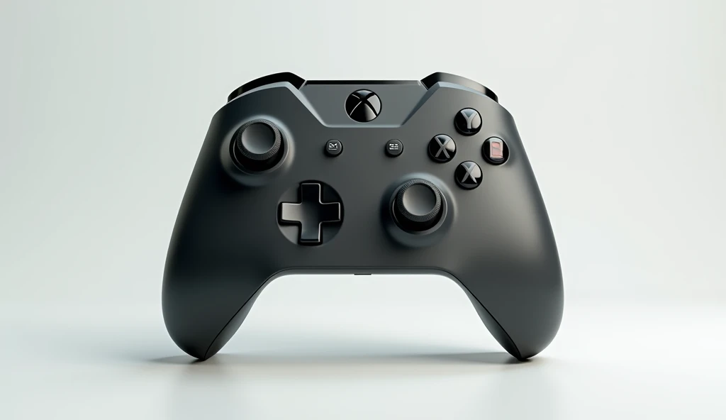 A realistic 3D style image of an Xbox controller in the shape of a logo.