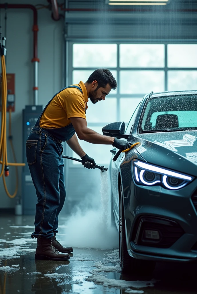 Car washer visual