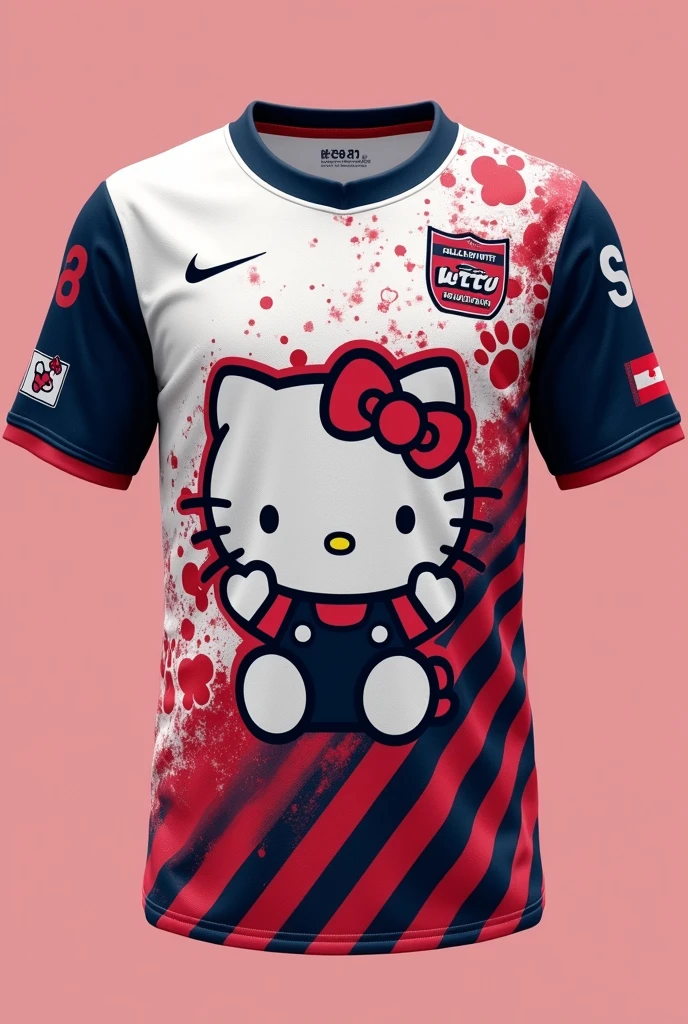 Create an interclass jersey to play at school, da hello kitty