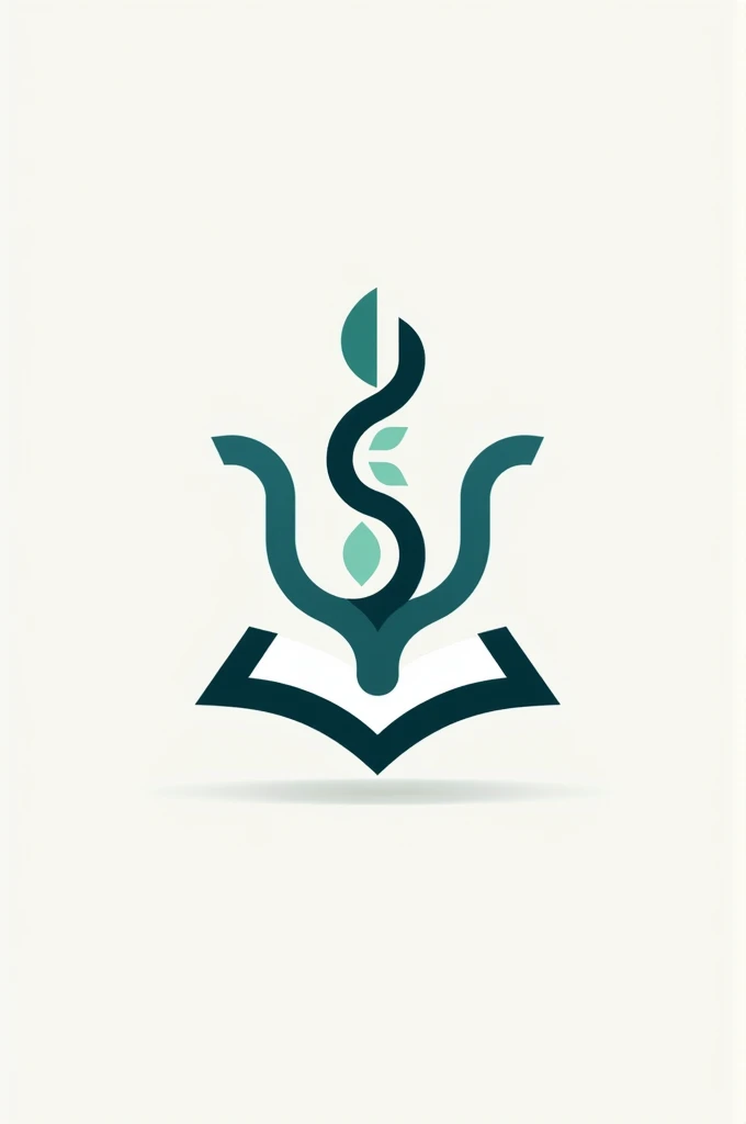 A logo with Andry&#39;s tree, an lrs external fixator, a backbone and an open book in the background