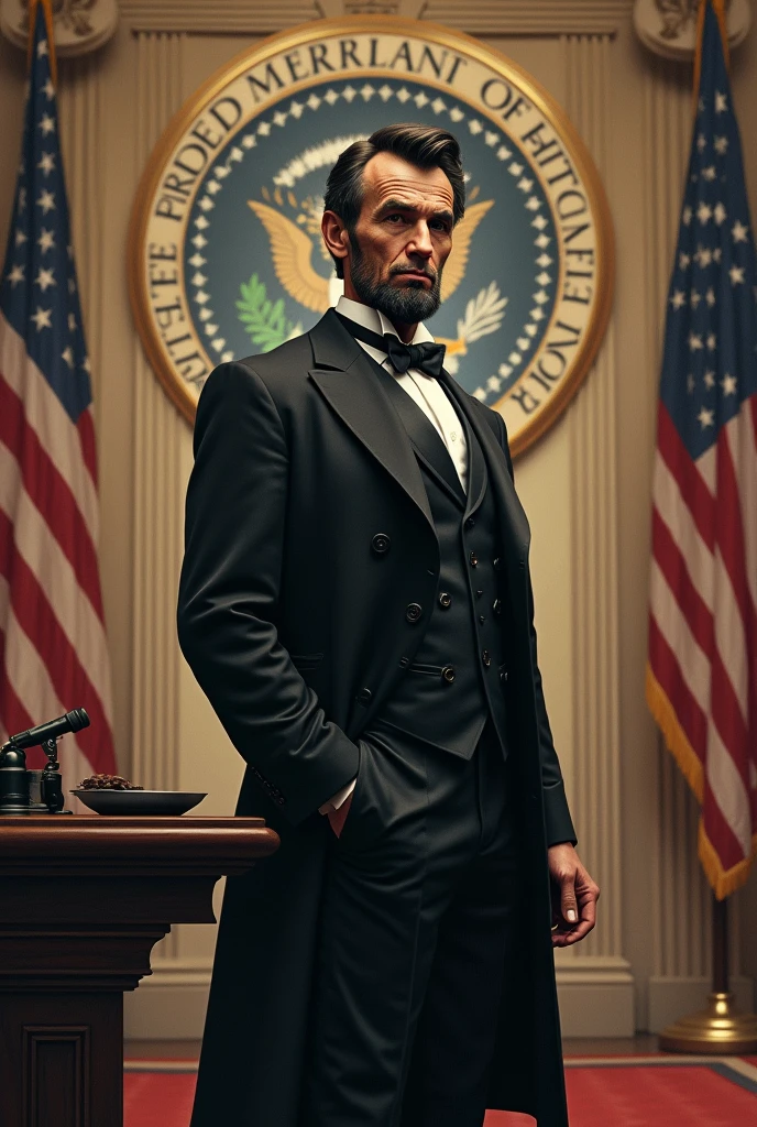 Lincoln and his leadership, illustrated with Mordecai from one more show in a presidential context.