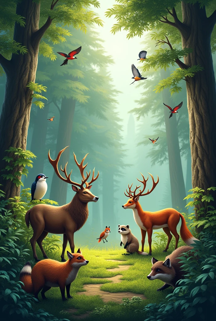 Forest animals 
