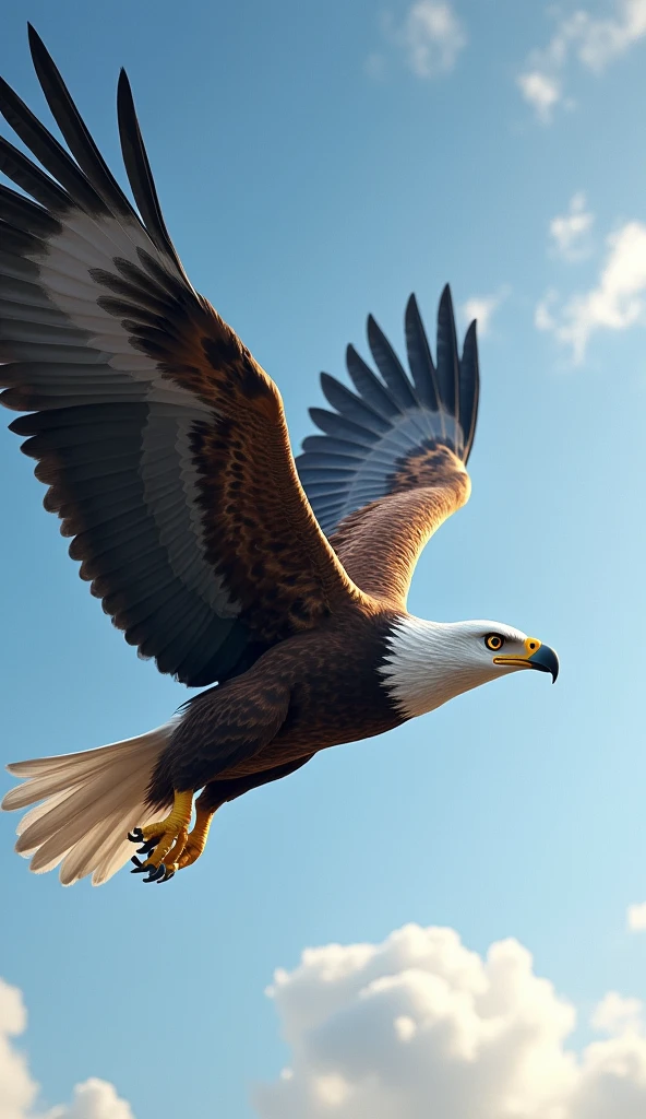 Create an ultra realistic 8k image of an Eagle