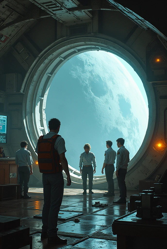 Lucas joins a group of scientists and military personnel who believe that their only chance of survival is to escape Earth.. They plan to use an old space base to take a small group of people to a new habitable planet.