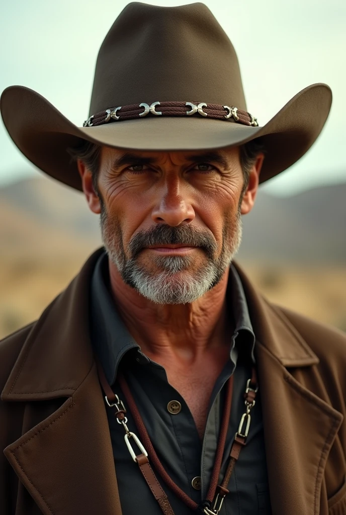 uma foto do jean carlo zamana sanches de chapeu estilo yellowstone