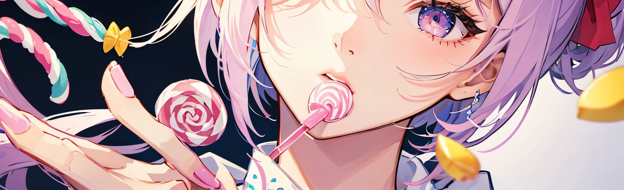 Lollipop, candy, simple background