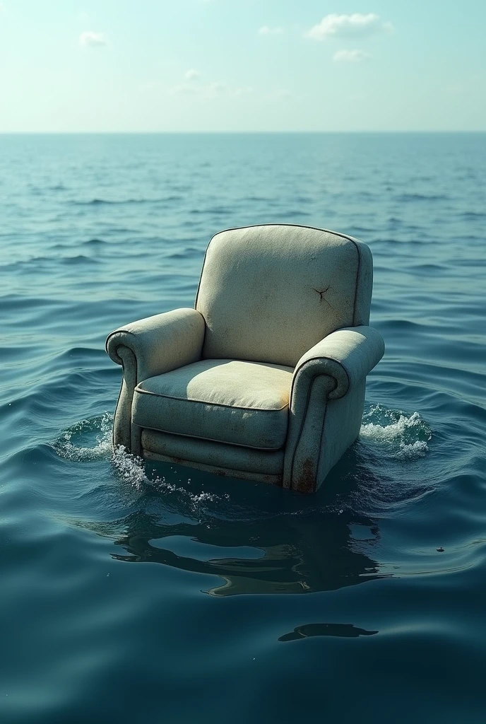 Armchair in the sea