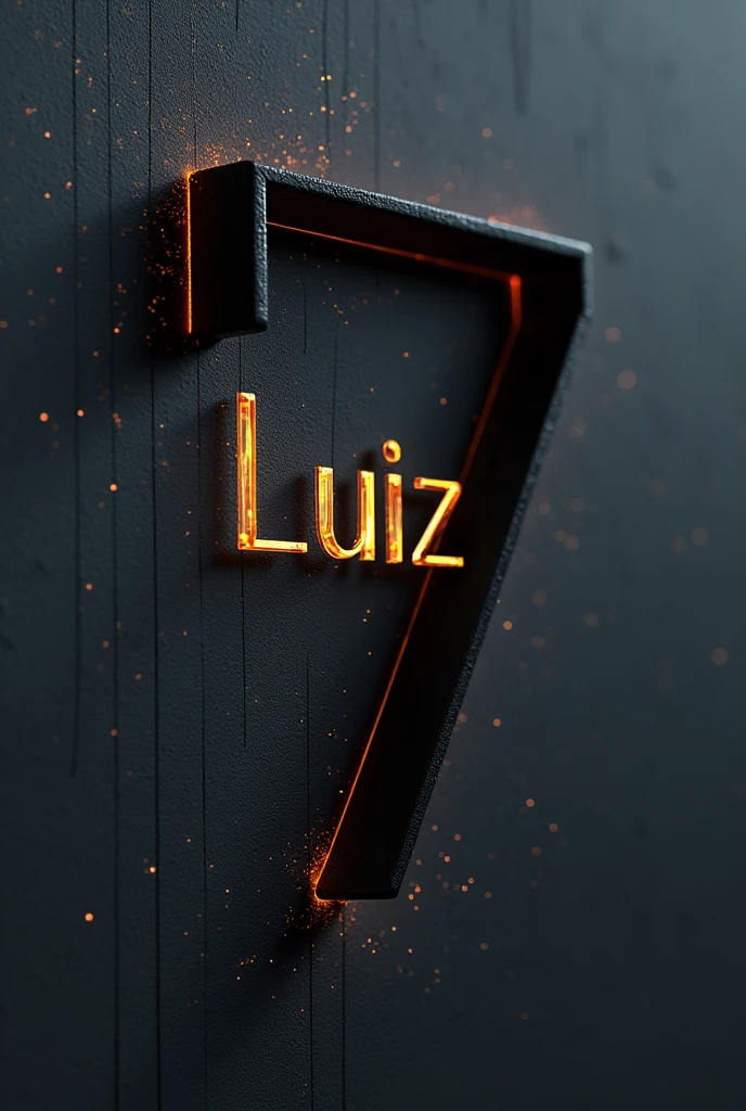 Create a realistic 4k logo for the store (Luiz 7 Studio )