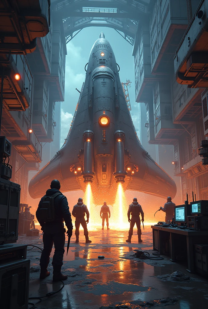 Finally, the group arrives at the space base, but they discover that the ship is not fully operational. With time running out, Lucas and his team must make repairs under extreme pressure.