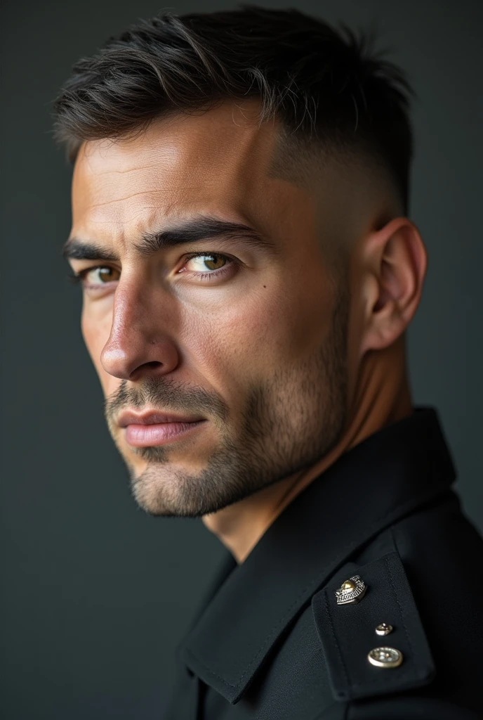 male profile picture for instagram man with military haircut