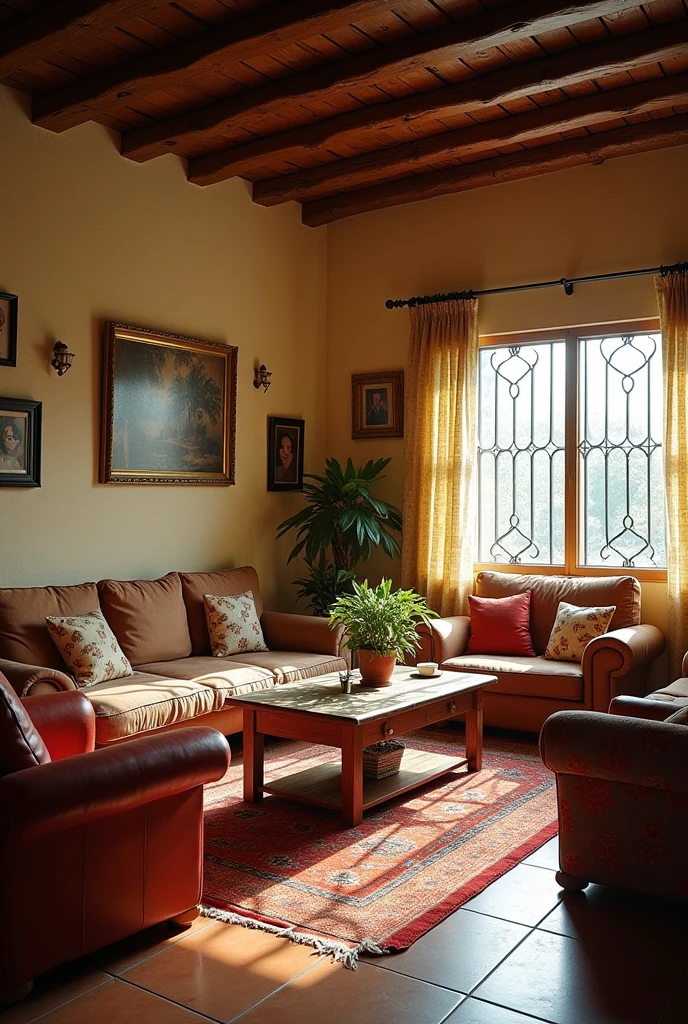 nice living room of lower middle class Dominican house