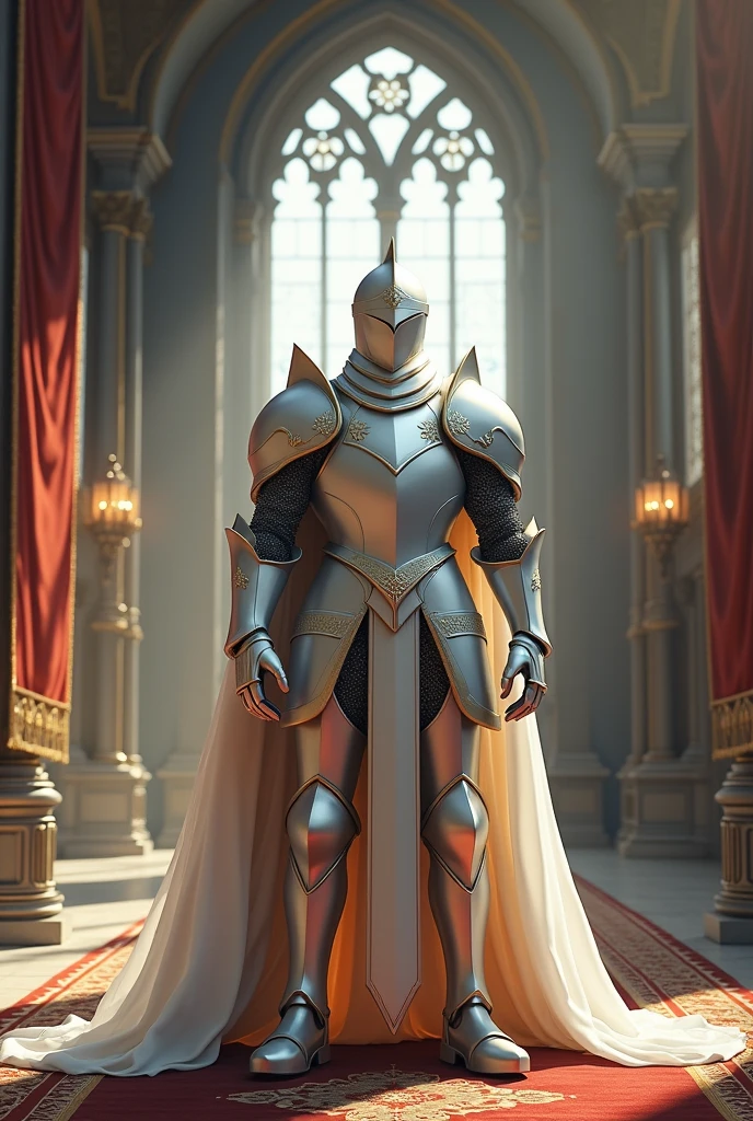 A white knight in a Castle