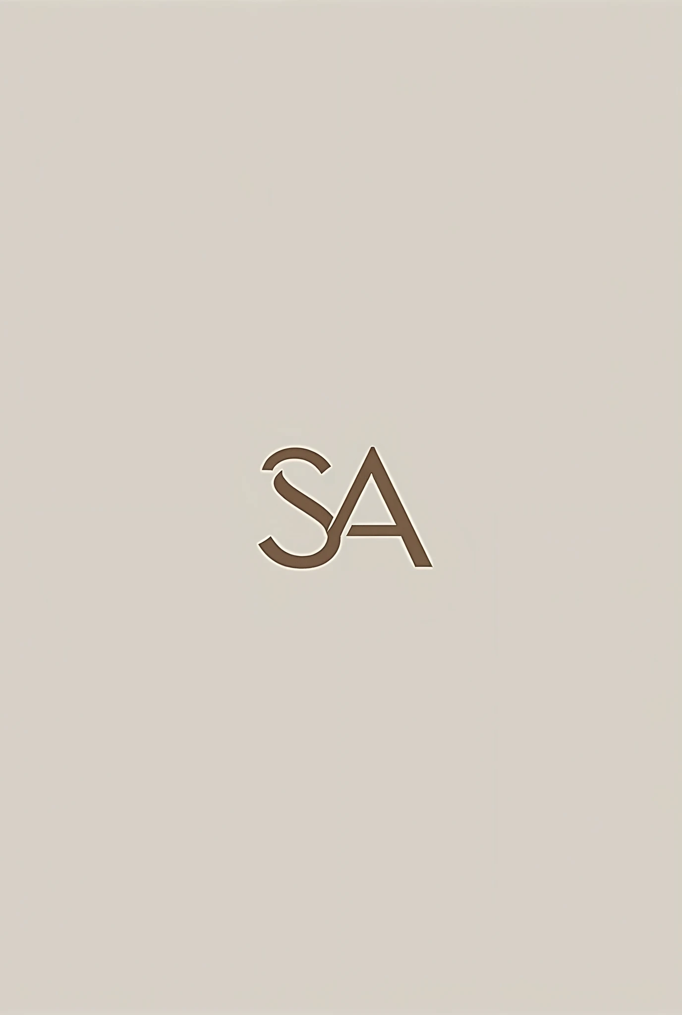 you can create a logo with the initials S and A