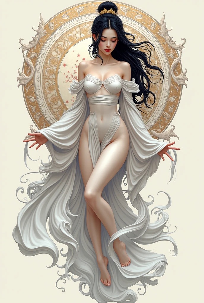 A tattoo of porcelain irelia