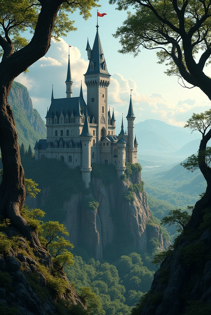 Castle on the edge of the forest 