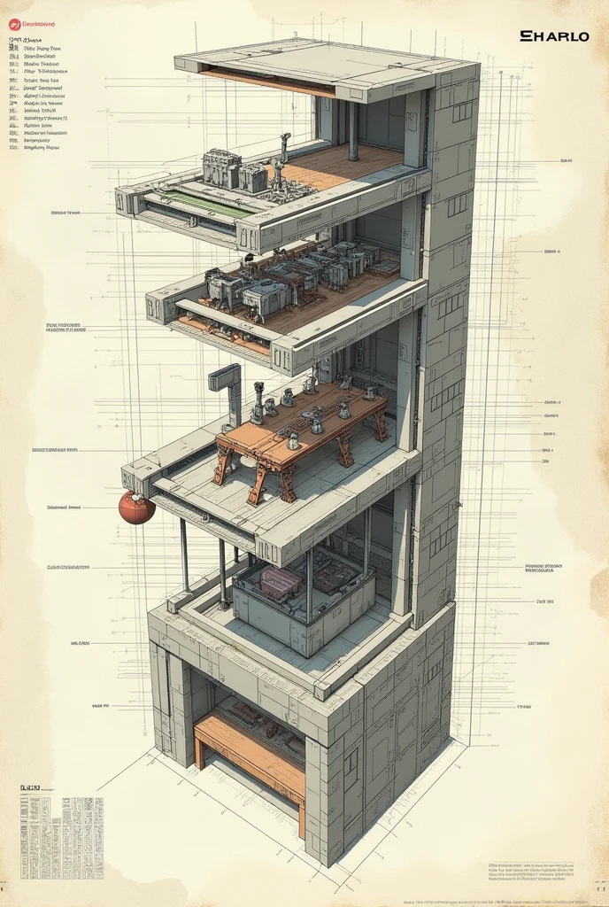 Cutaway plan