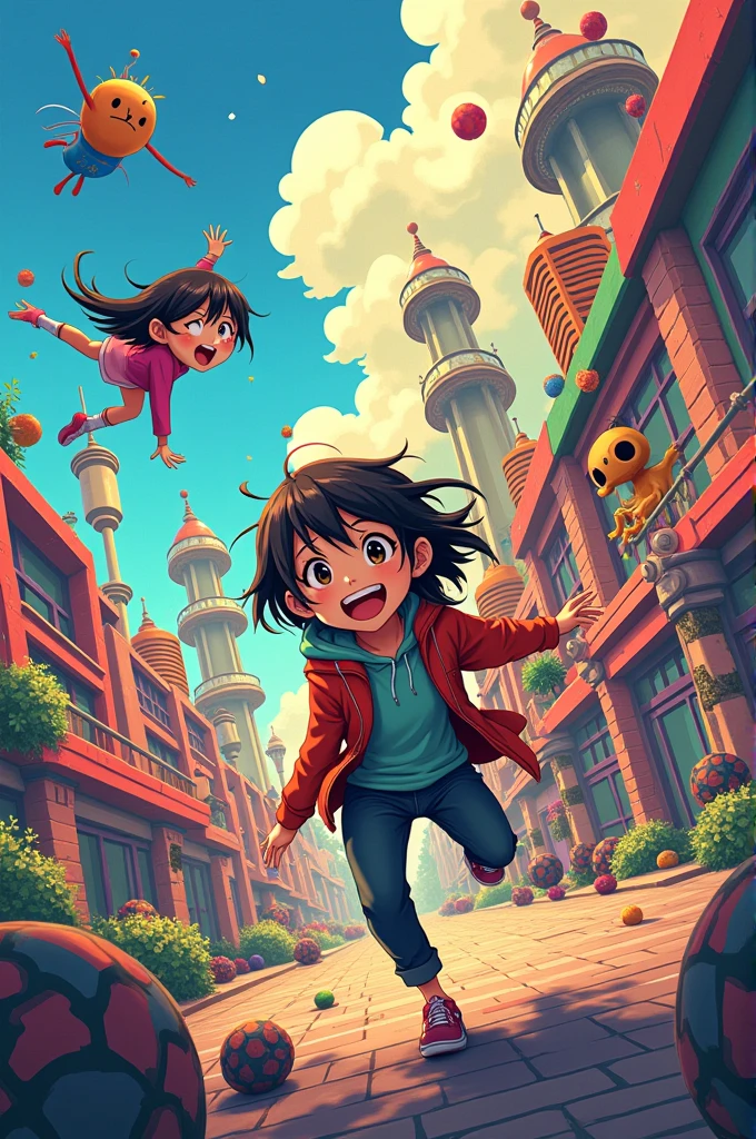 Comic anime animation 
