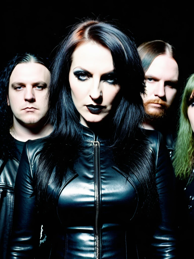 Band members doom metal melancholic female vocalist atmospherics male vocalist posers