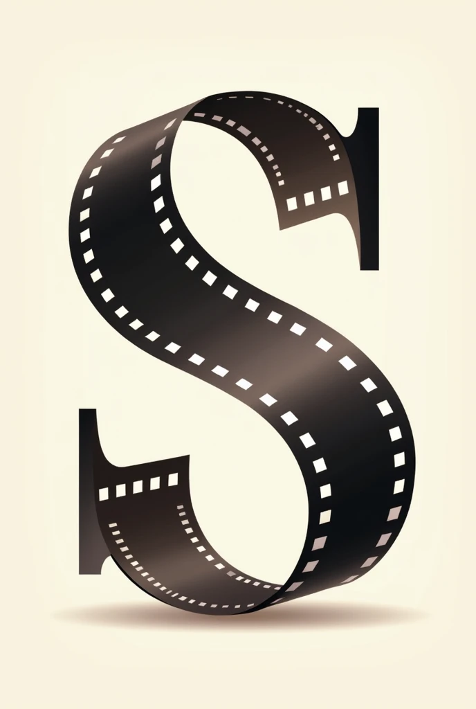 An image of the letter S in the shape of a movie strip, something nice to use as a logo