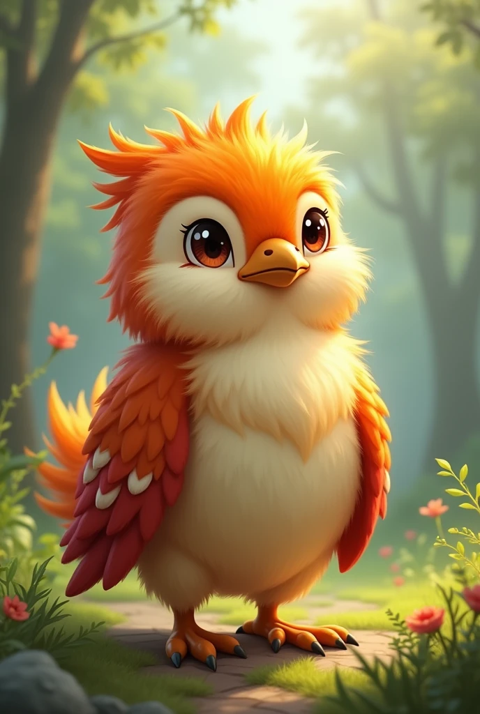Furry bird