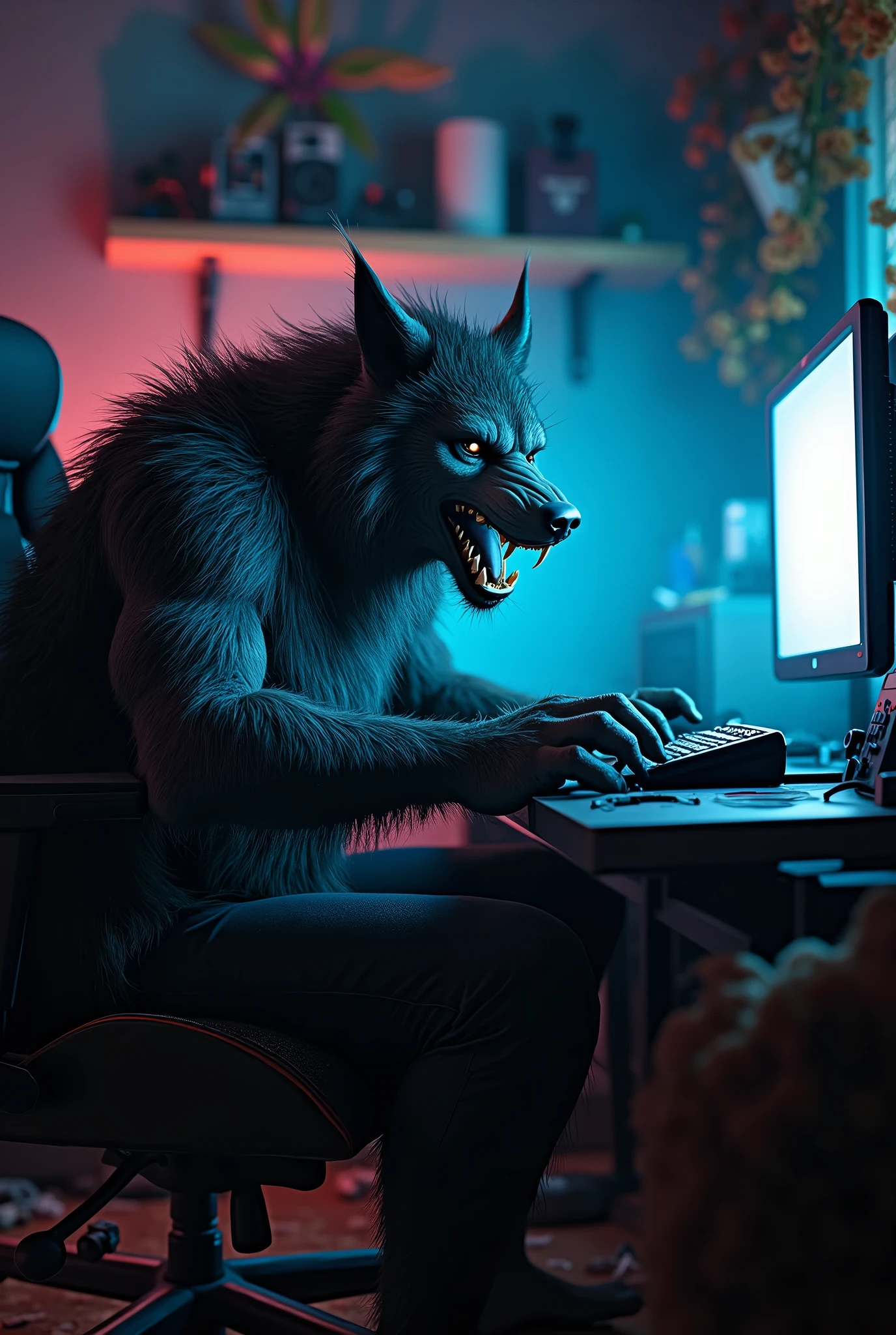 Lobo gamer 