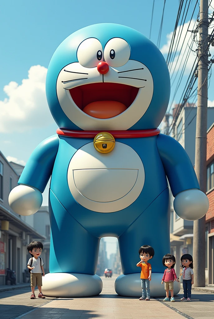Doraemon characters　Realistic Giant