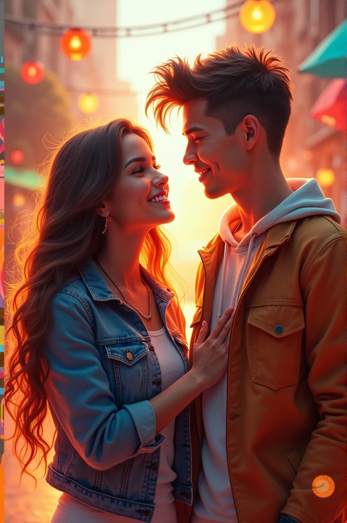 Two young people, John and Daniela