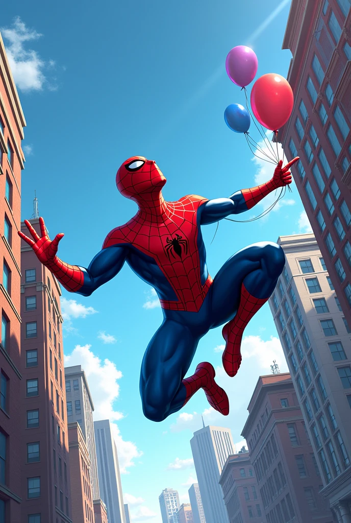 Spiderman saying happy birthday 

