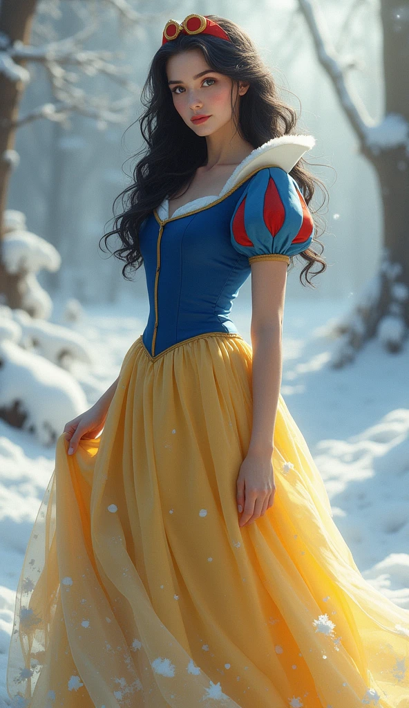 Very beautiful Snow White, whole body