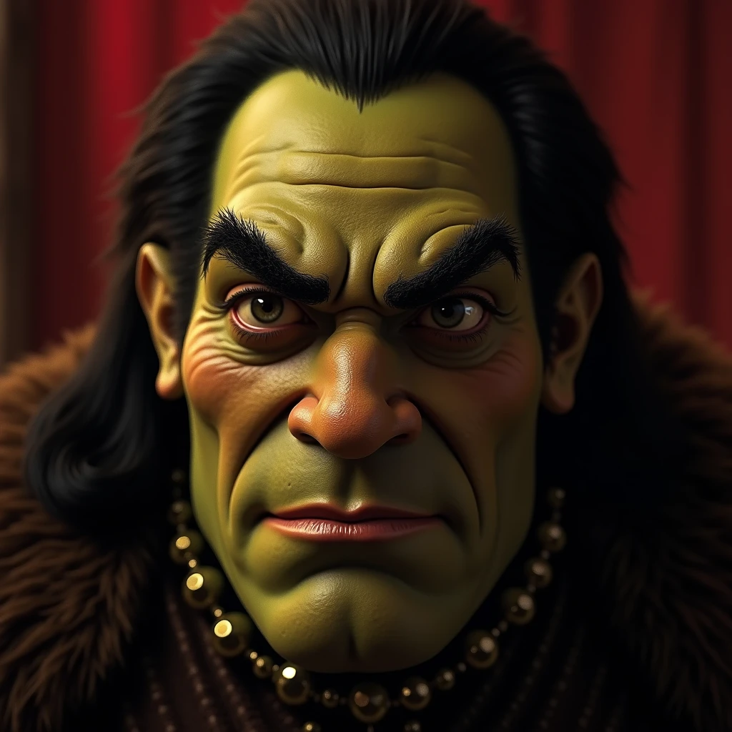 realistic detailed photo of Lord Farquaad from Shrek movie, extremely detailed face and eyes, photo-realistic, 1967 film screenshot, photorealistic, extremely detailed, high resolution, 4k, best quality, cinematic lighting, dramatic shadows, sharp focus, vivid colors