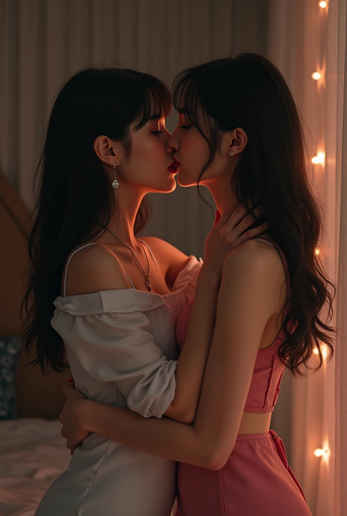 Lisa and jisoo kissing blackpink