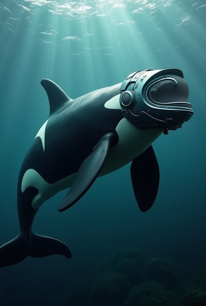 Engineer orca with helmet 
