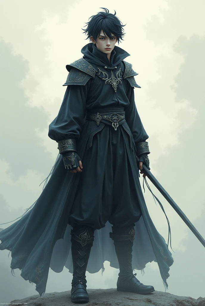 Demon slayer, dream breath, offwhite, ar old, masculine, Bblack hair, smart, dream breath