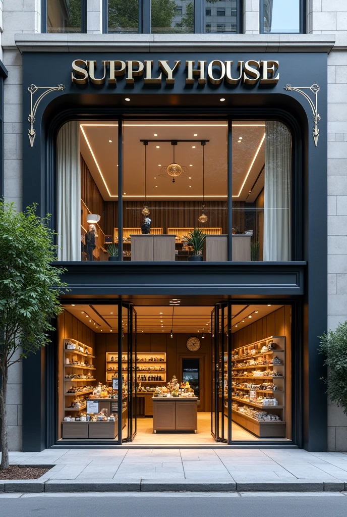 Make a Supplement store called supply house with the date 20/06/2006 with an emporio house
