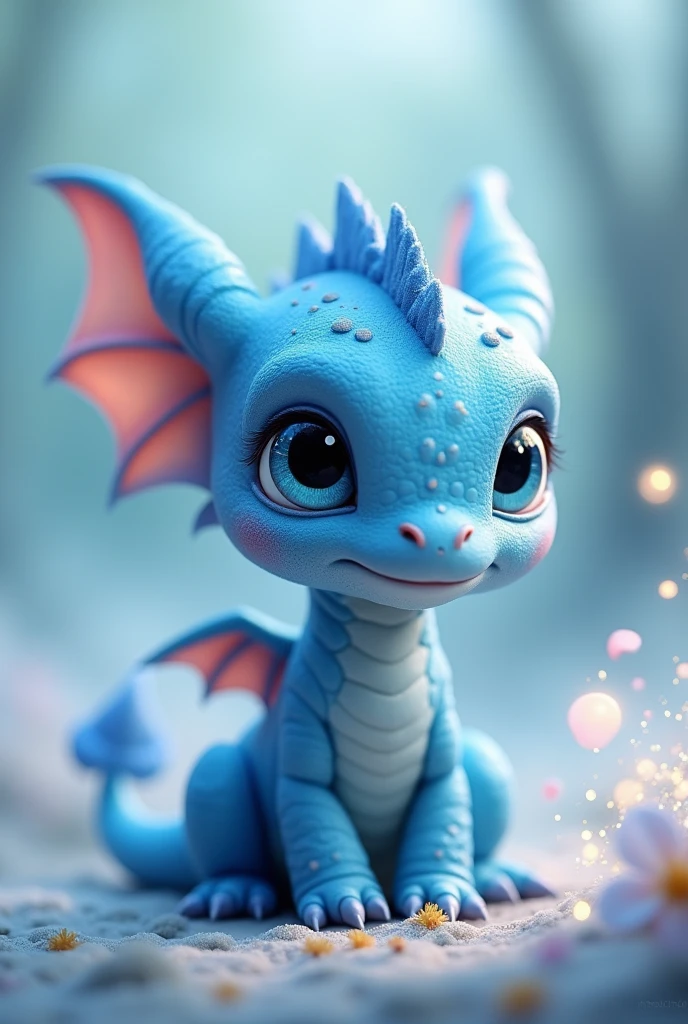 baby blue dragon