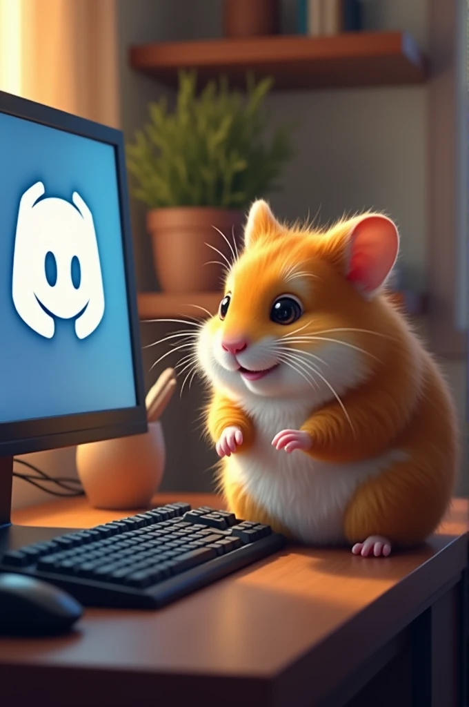 hamster using discord