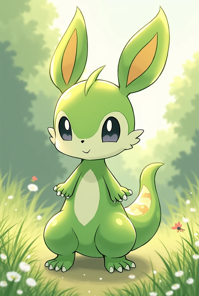 Make drawings of grass pokemons starting the first form