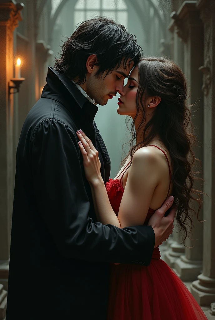 Beautiful couple of vampires, Love