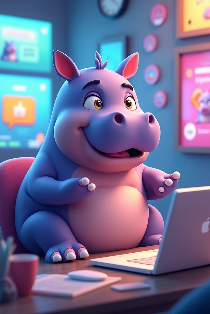 hippo using discord