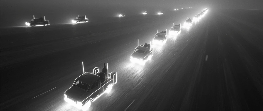 (infrared thermal imaging), (black and white), blurry, aerial view, ground transportation convoy, aerial photography, high altitude perspective, detailed environment, (masterpiece:1.2), (best quality:1.2), (4k:1.2), (depth of field:1.2).
![ai](https://sf-maas-uat-prod.oss-cn-shanghai.aliyuncs.com/outputs/5c3ba8ad-c4a1-4a00-bcc5-ee36d76a51_0.png)