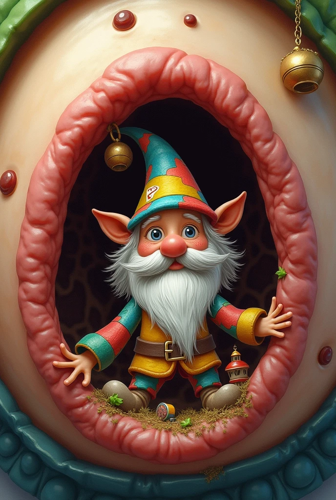 Gnome that lives in the belly button