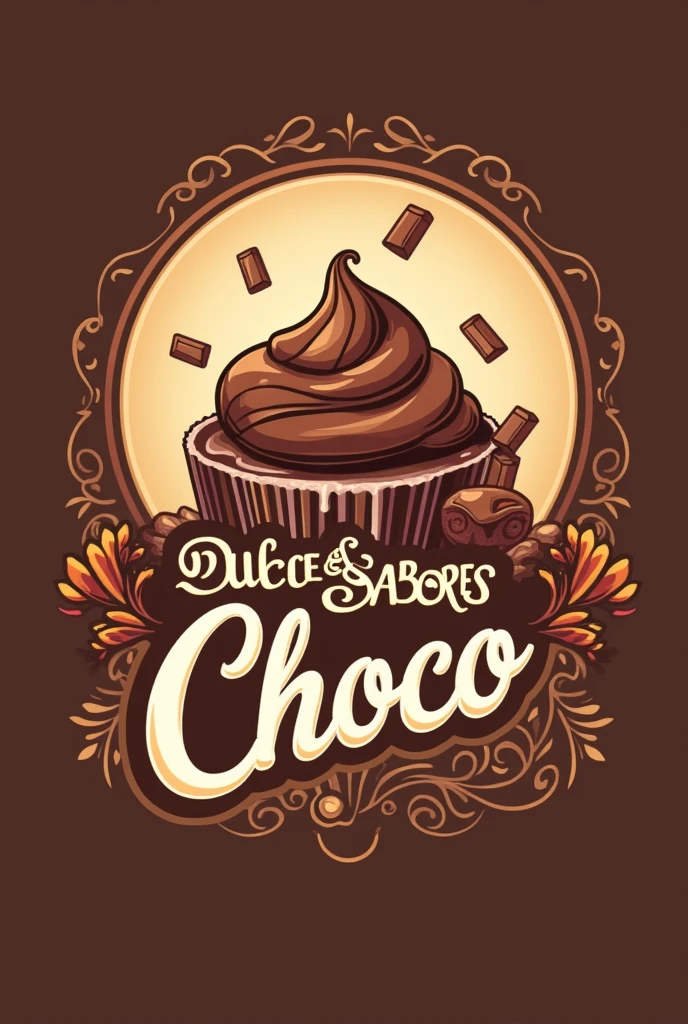 Logos for sweets and desserts business with Dulces & Sabores Choco