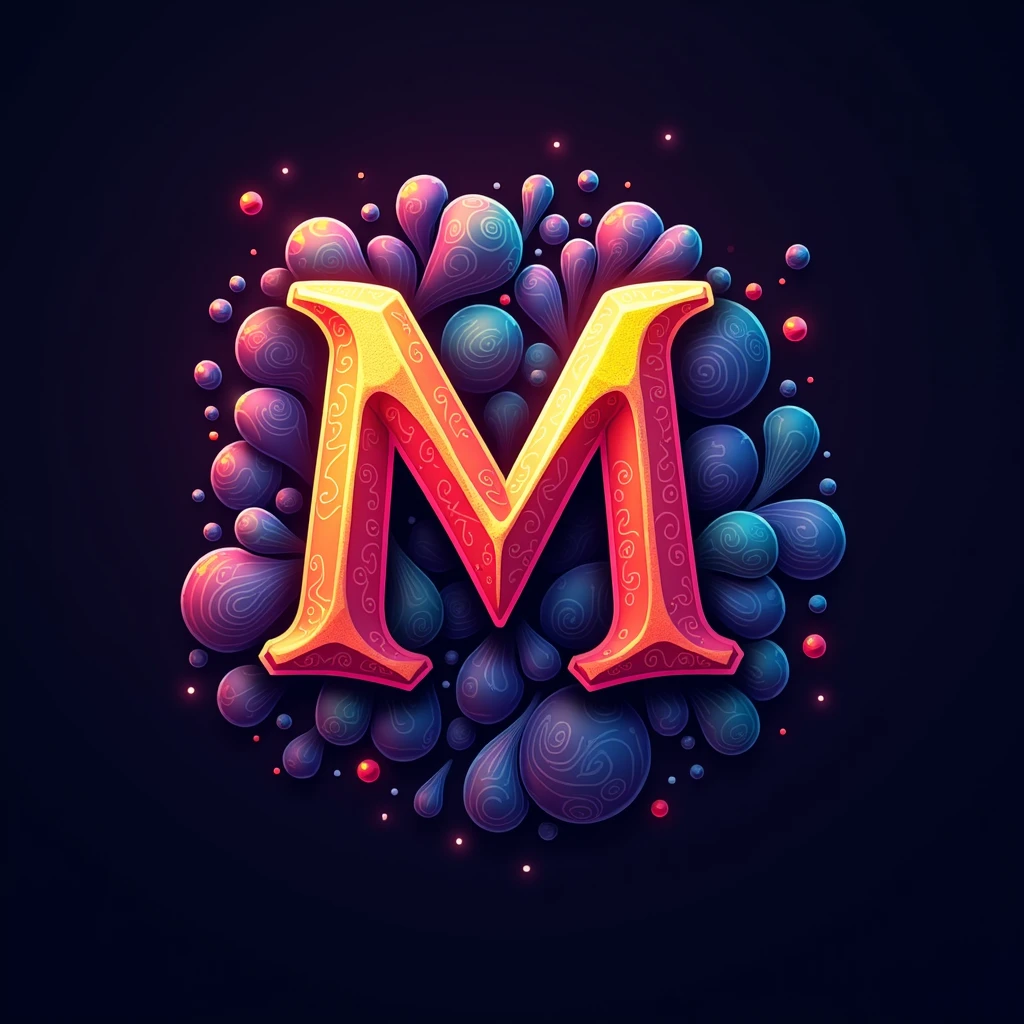 A vividly vibrant logo for a YouTube channel named "Mistério das Curiosidades" emerges with bold colors and playful design using just the letters "M" and "C". The logo showcases a dynamic mix of rich hues and intricate patterns, capturing the essence of mystery and curiosity. This visually striking image stands out with its modern and captivating aesthetic, promising an engaging and intriguing viewing experience for potential audiences.