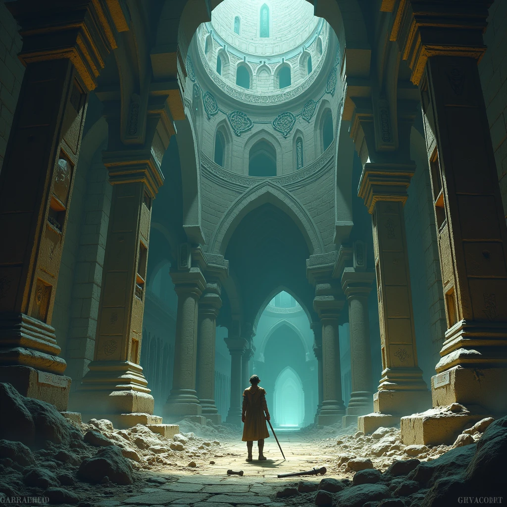 Your view from within a mysterious, ancient dungeon far beneath the earth.