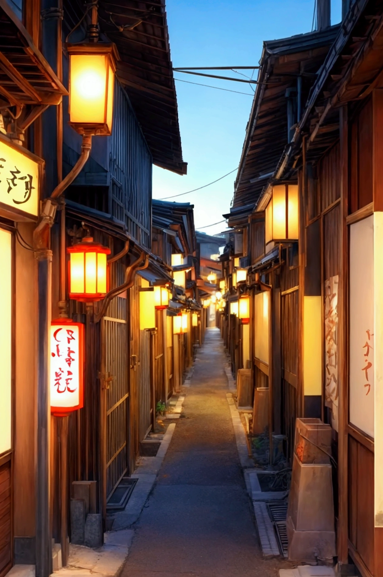 I want an alley in Japan