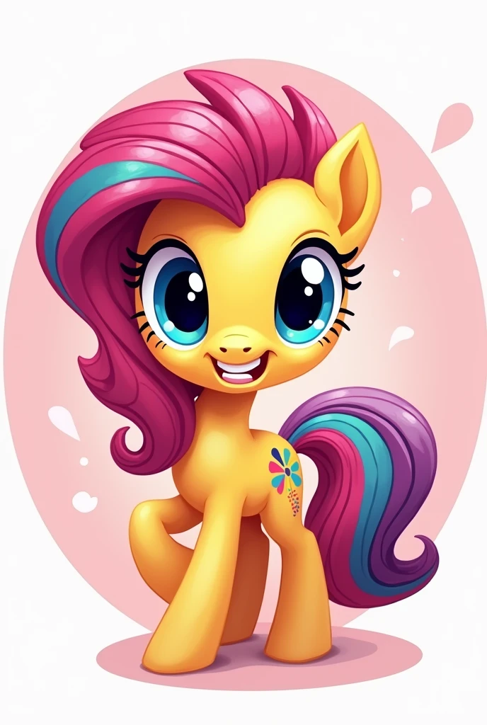 My little pony emoji with text Targetz
