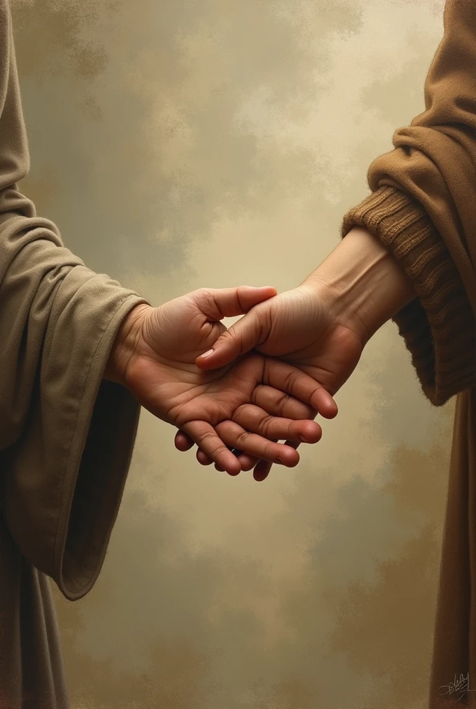 Pulling hand
Luke 10:25
Two person