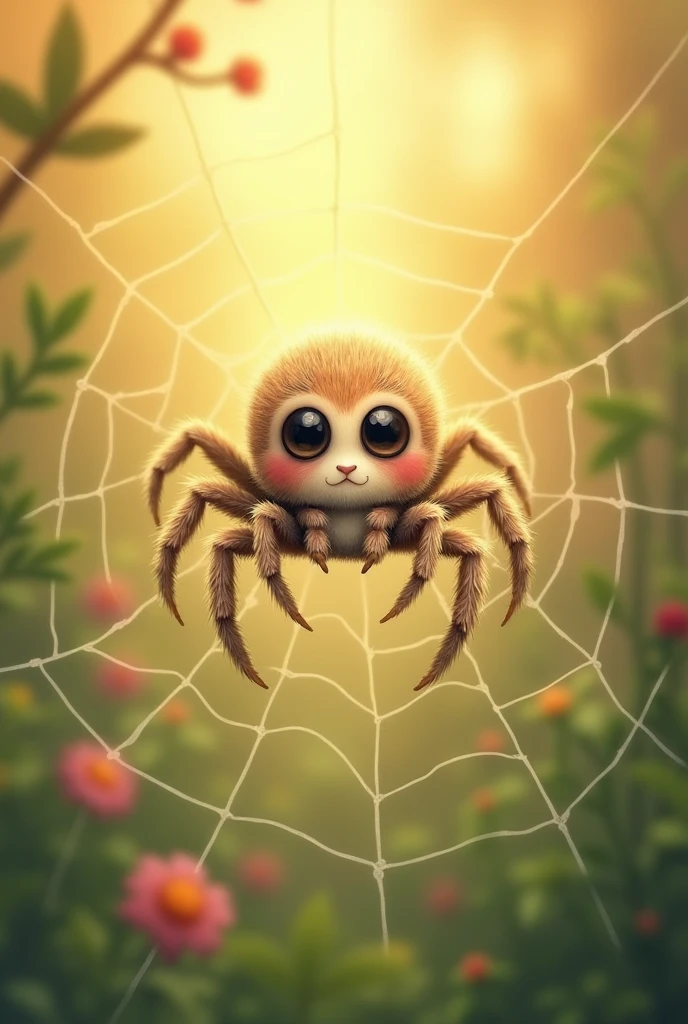  That the characters always appear the same, that they do not change their appearance and that they are VERY tender. 

Image 1: A small and cute spider appears for children weaving its web. 
